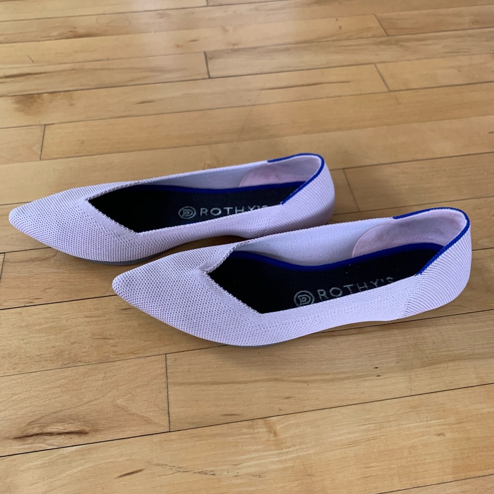 Pink Rothy’s Flats